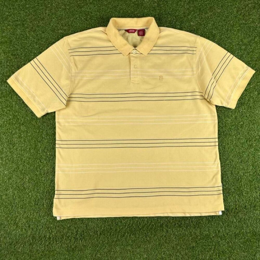 Izod Men's Yellow Polo-shirts